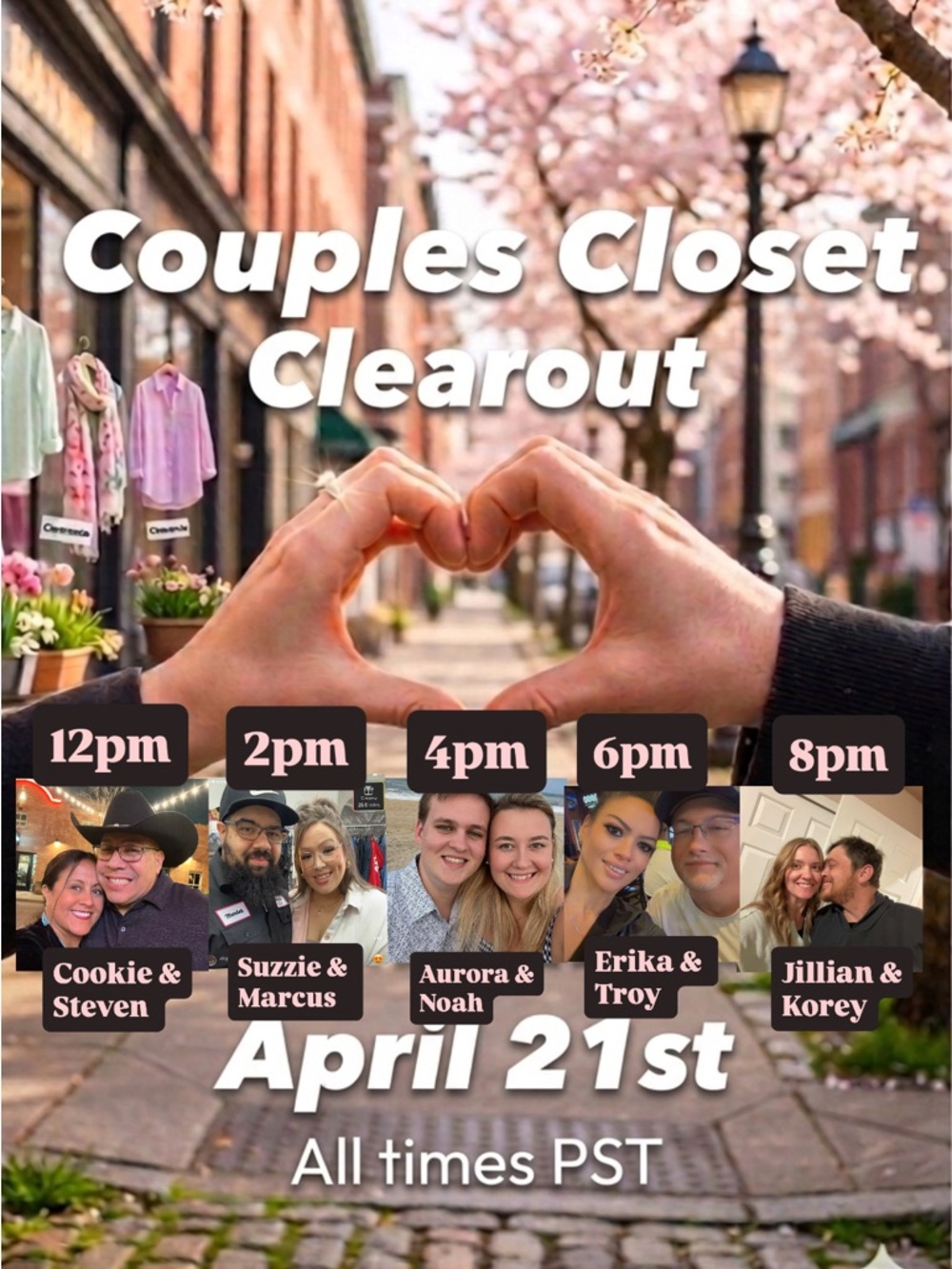 Couples Closet Clearout- 8 couples
$25 GC GIVVY Every 2 hrs - Picture 2 of 2